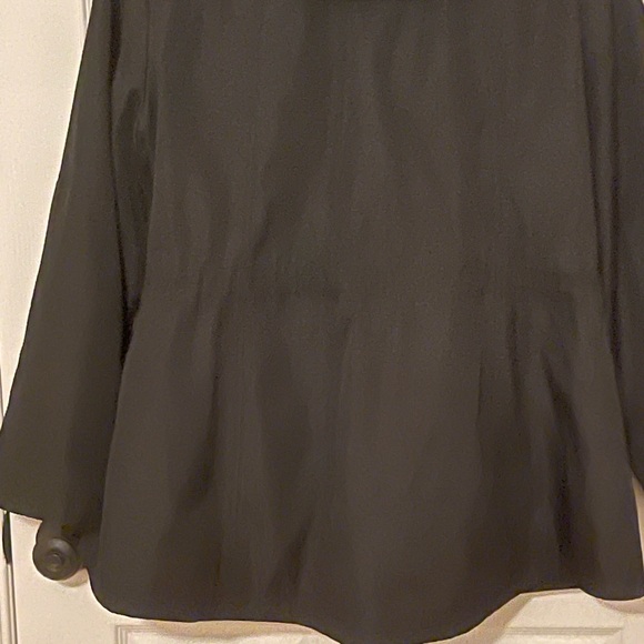 Michael Kors Black Utility Jacket with Sherpa around the collar. - Picture 3 of 3